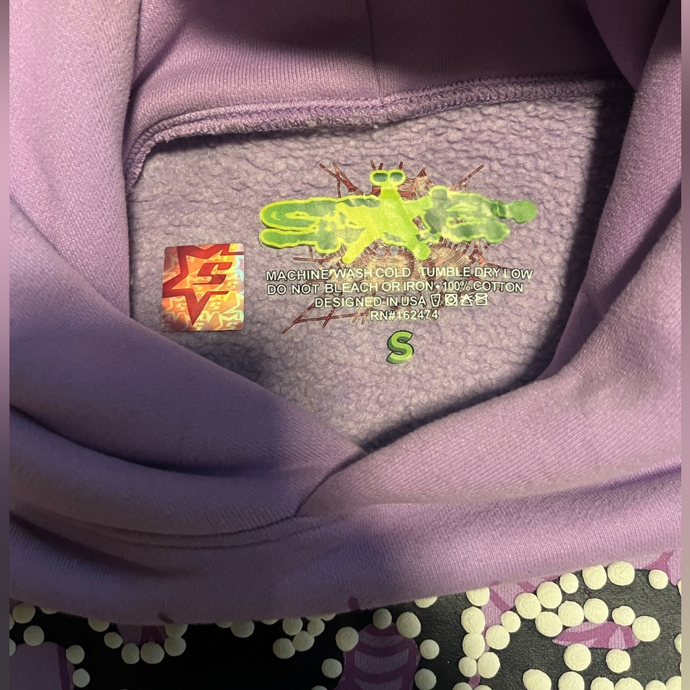 purple spider hoodie